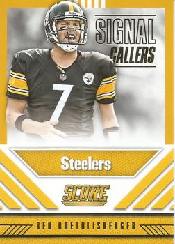 Ben Roethlisberger Pittsburgh Steelers 2016 Panini Score NFL Signal Callers Gold #20
